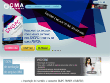 Tablet Screenshot of cmasistemas.com.br